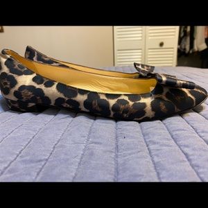 Kate Spade US 9/8.5 leopard print ballet slippers (fits small 8.5)